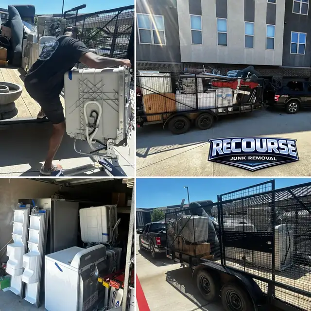 Apartment garage and appliance removal at The Reve apartments in McKinney, TX